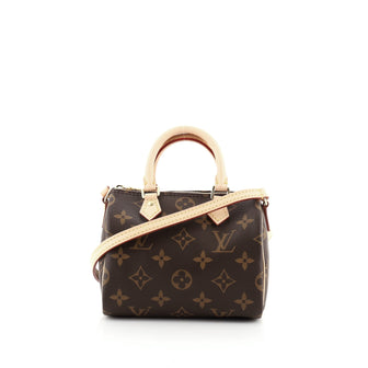 Louis Vuitton Speedy Bandouliere Bag Monogram Canvas Nano