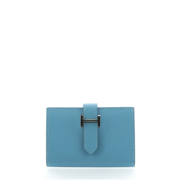 Blue Hermes Epsom Bearn Wallet, AmaflightschoolShops Revival