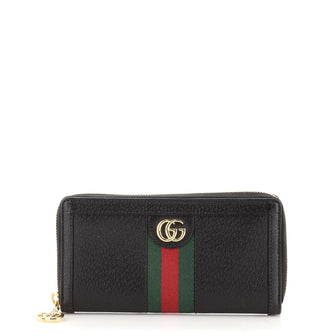 Gucci Ophidia Zip Around Wallet Leather