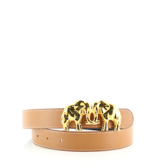 Hermes Elephant Belt Leather Medium