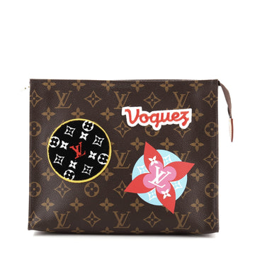 Louis Vuitton Toiletry Pouch Limited Edition Patches Monogram Canvas 26