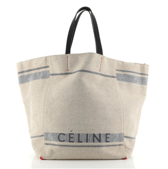Celine Phantom Cabas Linen Large