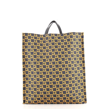 Gucci Square G Open Tote Printed Coated Canvas Large
