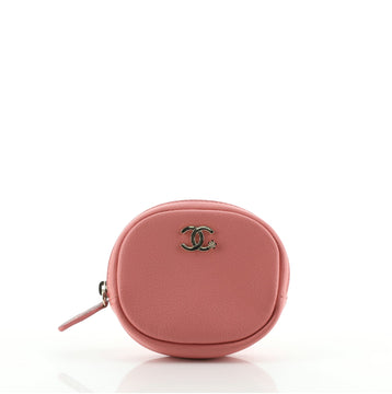 Chanel Classic Round Coin Purse Goatskin