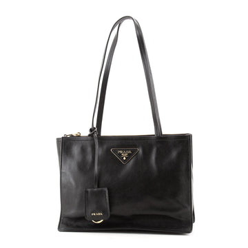 Prada Logo Shopping Tote Glace Calf Small