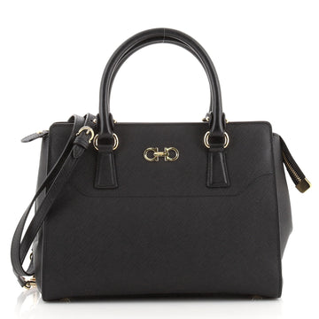 Salvatore Ferragamo Beky Tote Saffiano Leather Small