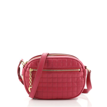 Celine C Charm Camera Bag Quilted Leather Small