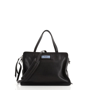 Prada Etiquette Convertible Satchel Glace Calf Medium