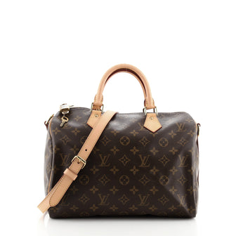 Louis Vuitton Speedy Bandouliere Bag Monogram Canvas 30