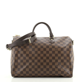 Louis Vuitton Speedy Bandouliere Bag Damier 35