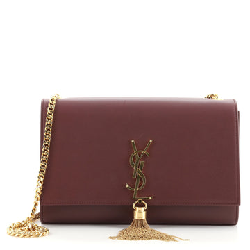 Saint Laurent Classic Monogram Tassel Crossbody Bag Leather Medium