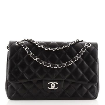 Chanel Classic Double Flap Bag Quilted Lambskin Jumbo