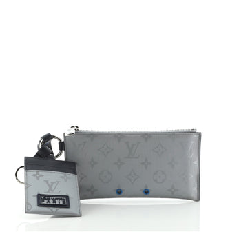 Louis Vuitton Alpha Pouch Limited Edition Monogram Satellite Canvas