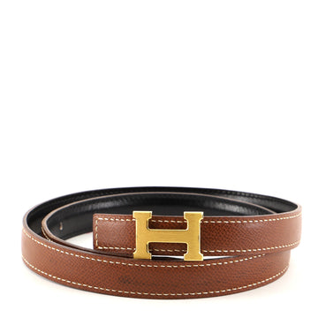 Hermes Constance Reversible Belt Leather Thin