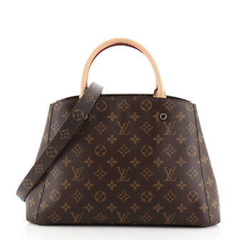 Louis Vuitton Montaigne Handbag Monogram Canvas MM
