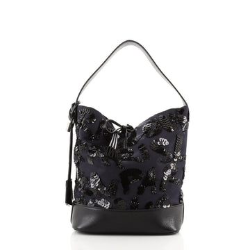 Louis Vuitton NN14 Spotlight Bucket Bag Sequin Graffiti Monogram Nylon GM