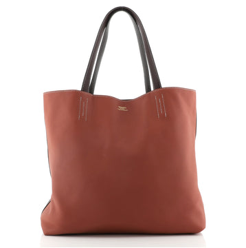 Hermes Double Sens Tote Veau Sikkim 45