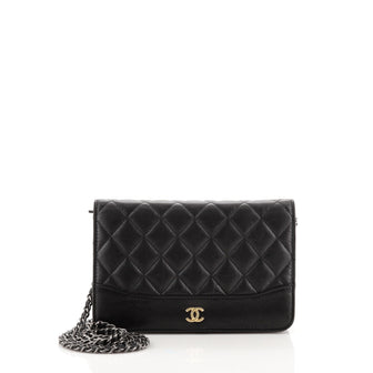 Chanel Gabrielle Wallet on Chain Quilted Aged Calfskin