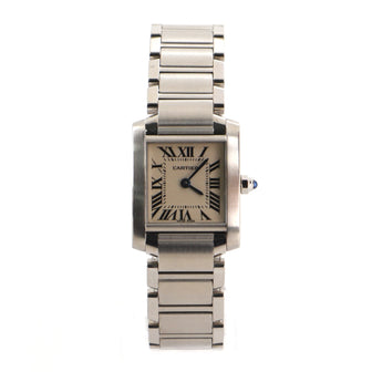 Cartier Tank Francaise Quartz Watch Stainless Steel 20
