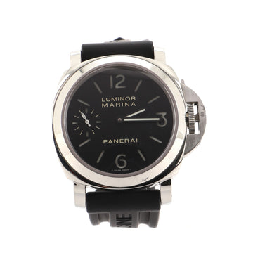 Panerai Luminor Marina Manual Watch Stainless Steel and Rubber 44