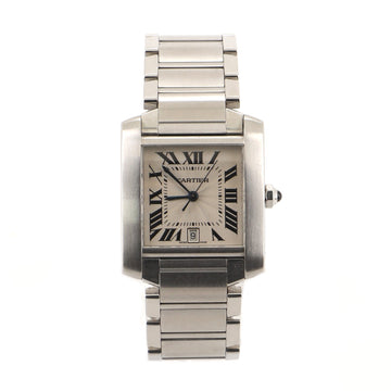 Cartier Tank Francaise Men's Automatic Watch Stainless Steel 28