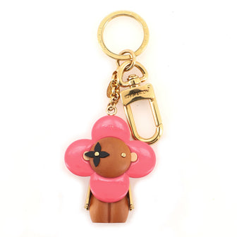 Louis Vuitton Vivienne Doudoune Bag Charm and Key Holder Wood and Resin