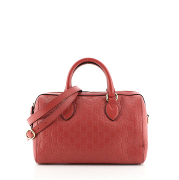 Gucci Signature Boston Bag Guccissima Leather Medium