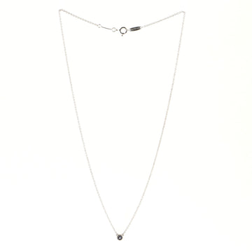 Tiffany & Co. Elsa Peretti Color By The Yard Pendant Necklace Sterling Silver with Tanzanite .07CT