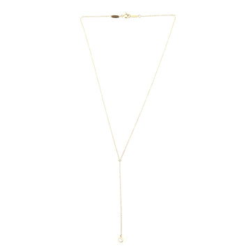 Tiffany & Co. Elsa Peretti Diamonds By The Yard Lariat Necklace 18K Yellow Gold and Diamond .19CT