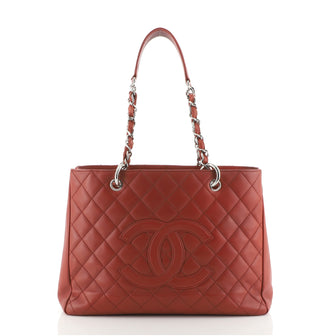 Chanel Grand Shopping Tote Quilted Caviar
