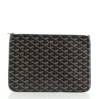Goyard Senat Zip Pouch Coated Canvas MM