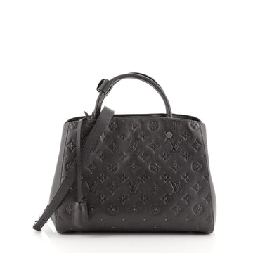 Louis Vuitton Montaigne Handbag Studded Monogram Empreinte Leather MM