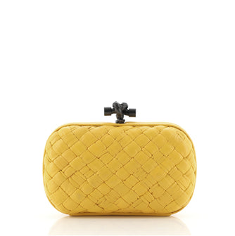 Bottega Veneta Box Knot Clutch Intrecciato Nappa Small