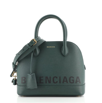 Balenciaga Logo Ville Bag Leather Small