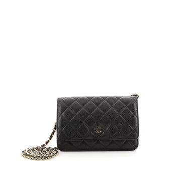Chanel Wallet on Chain Quilted Caviar