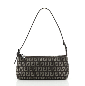Fendi Pochette Shoulder Bag Zucchino Canvas Small