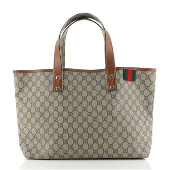 Gucci Web Loop Tote GG Coated Canvas Medium