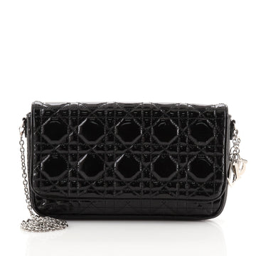 Christian Dior Wallet on Chain Pouch Cannage Quilt Patent
