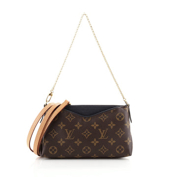 Louis Vuitton Pallas Clutch Monogram Canvas