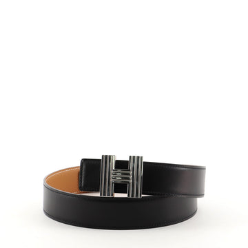 Hermes Cadena H Reversible Belt Leather Thin