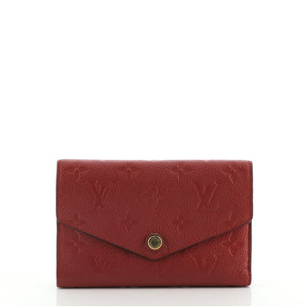 Louis Vuitton Compact Curieuse Wallet Monogram Empreinte Leather