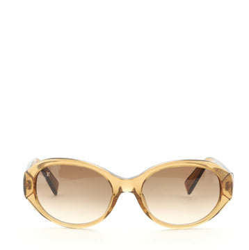 Louis Vuitton Obsession Carre Oval Sunglasses Glitter Acetate