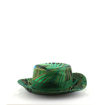 Hermes Funk Hat Printed Silk