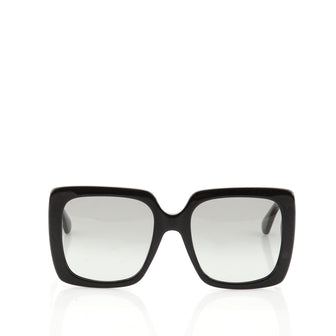 Gucci Interlocking G Oversized Square Sunglasses Acetate