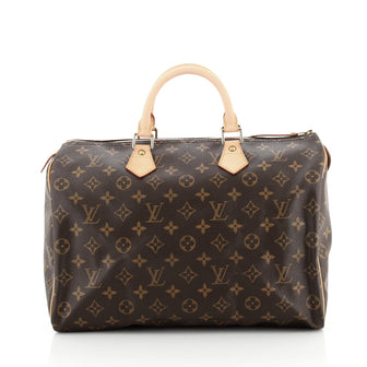 Louis Vuitton Speedy Handbag Monogram Canvas 35