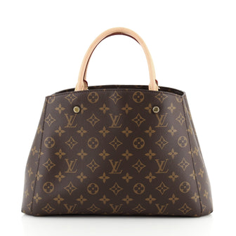Louis Vuitton Montaigne Handbag Monogram Canvas MM