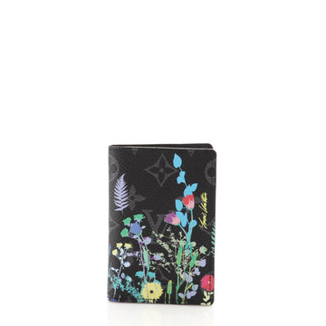 Louis Vuitton Pocket Organizer Limited Edition Foliage Monogram Eclipse