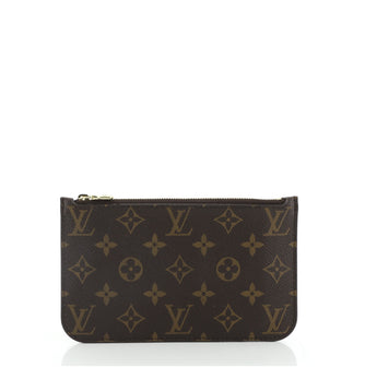 Louis Vuitton Neverfull Pochette Monogram Canvas Small