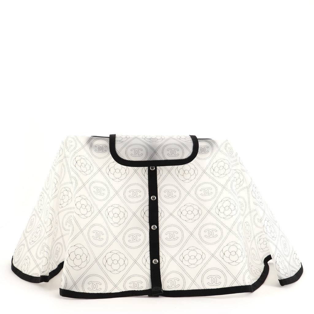 Chanel Camellia Handbag Raincoat Printed PVC Clear 7179488