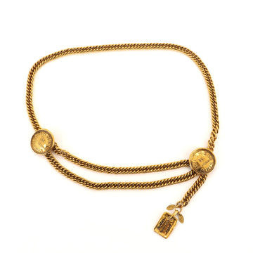 Chanel Vintage Multi-Chain Medallion Belt Metal
